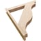 Ekena Millwork 5 1/2-in W x 34-in D x 42-in H Funston Slat Rough Cedar Woodgrain TimberThane Outlooker, Primed Tan OUTUR055X34X42FST24RCPR - alternate 3